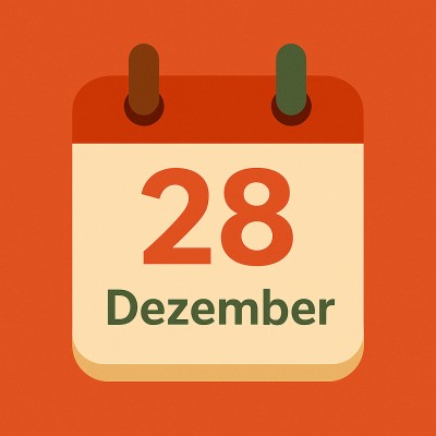 Historischer Kalender – 28. Dezember